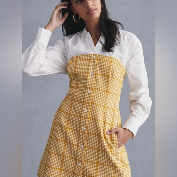 NWOT Maeve by Anthropologie knit twofer mini dress❤️❤️❤️❤️ - Picture 1 of 14